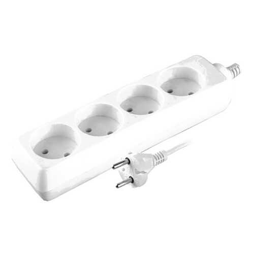 Удлинитель Volsten S 4x3, 4 розетки, 3 м, White в Юлмарт