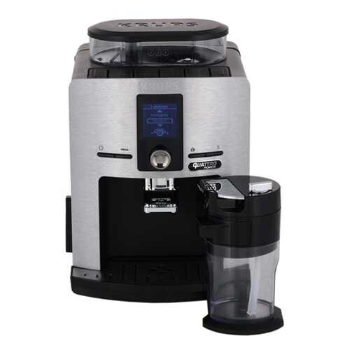 Кофемашина автоматическая Krups Quattro Force EA82FD10 Silver/Black в Юлмарт