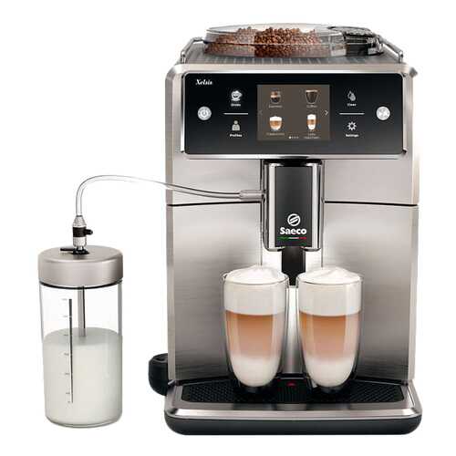 Кофемашина автоматическая Saeco Xelsis SM7685/00 Silver/Black в Юлмарт