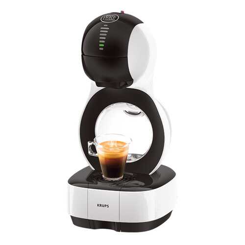 Кофемашина капсульного типа Krups Lumio KP130110 White/Black в Юлмарт