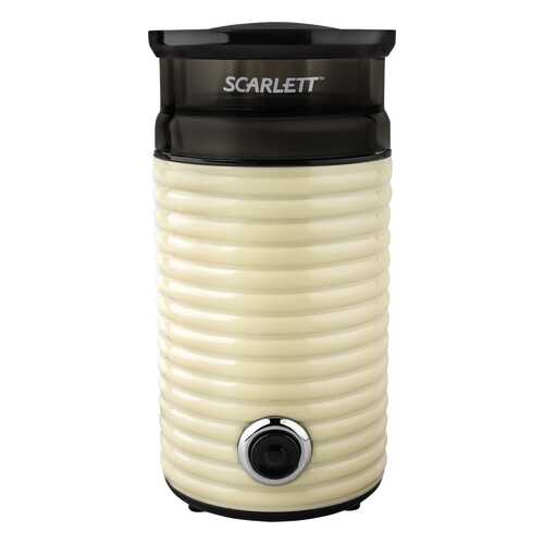 Кофемолка Scarlett SC-CG44502 Бежевый, черный в Юлмарт