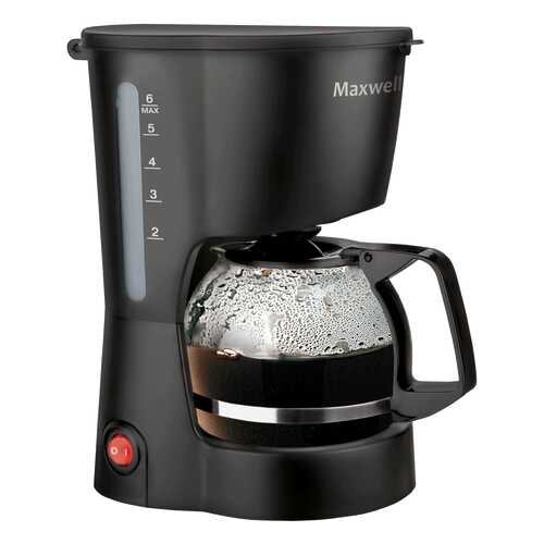 Кофеварка капельного типа Maxwell MW-1657 BK Black в Юлмарт