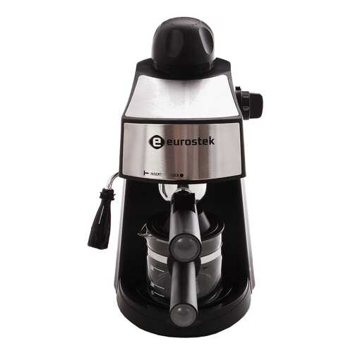 Рожковая кофеварка Eurostek ECM-6811 Silver/Black в Юлмарт