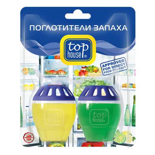 TOP HOUSE Поглотители запаха (лимон и лайм) в Юлмарт
