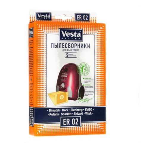 Пылесборник Vesta filter ER 02 5шт в Юлмарт