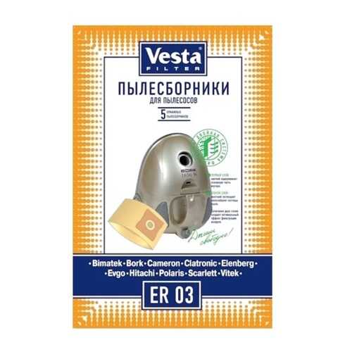 Пылесборник Vesta filter ER 03 5шт в Юлмарт