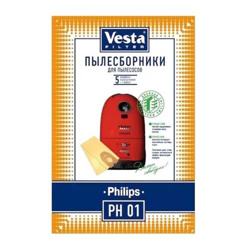 Пылесборник Vesta filter PH 01 5шт в Юлмарт