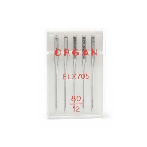 Иглы Organ для распошивальных машин EL x 705 №80 для БШМ упак,5 игл в Юлмарт