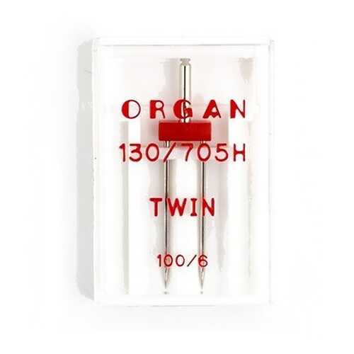 Иглы Organ двойные №100/6 для БШМ упак,1 игла в Юлмарт