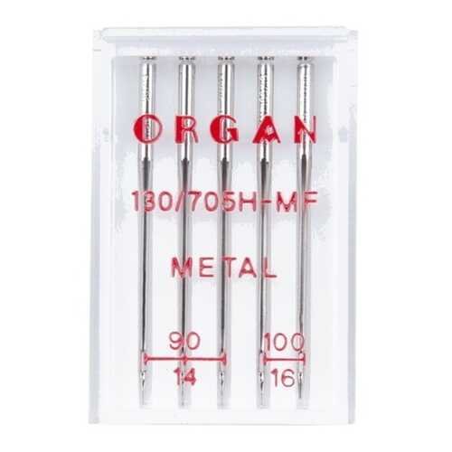 Иглы Organ металл.нити 5/90-100 в Юлмарт