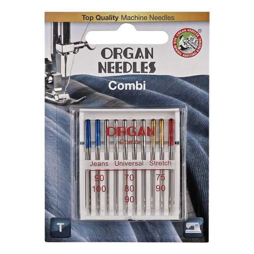 Иглы Organ универсальные 10/COMBI Blister в Юлмарт