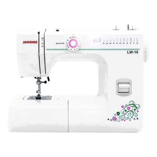 Швейная машина Janome LW-10 Белый в Юлмарт