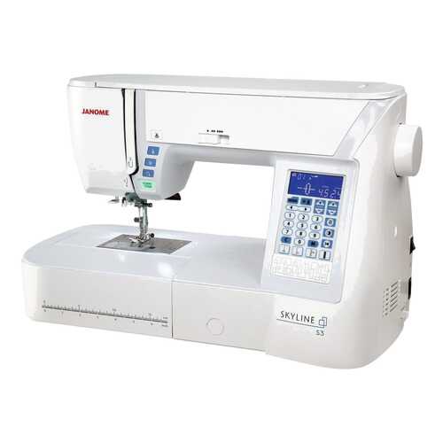 Швейная машина Janome Skyline S3 Белый в Юлмарт