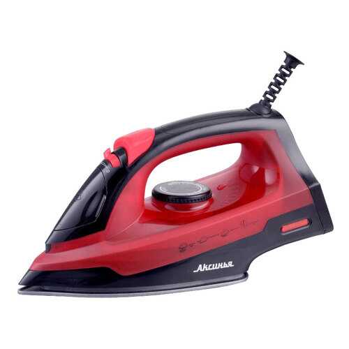 Утюг Аксинья КС-3004 Black/Red в Юлмарт