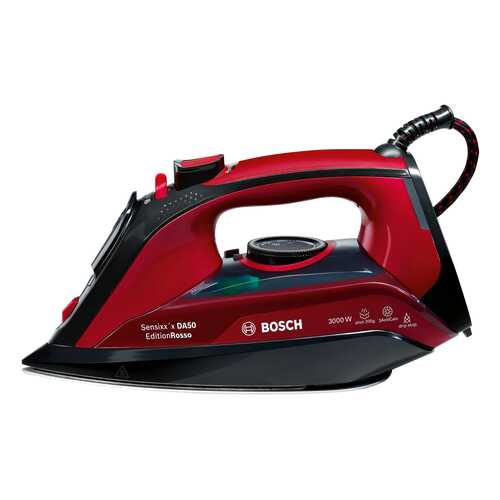 Утюг Bosch Sensixx`x DA50 TDA503011P Red/Black в Юлмарт