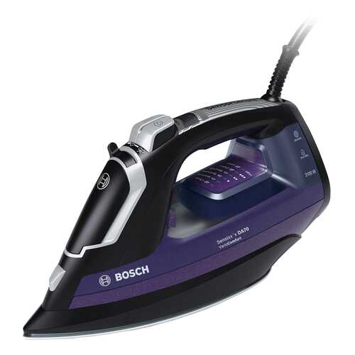 Утюг Bosch Sensixx'x DA70 VarioComfort TDA753122V Black/Purple в Юлмарт