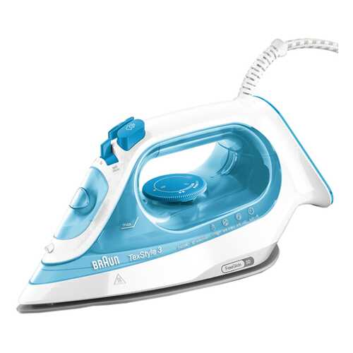 Утюг Braun Care Style 3 12730011-SI3053BL White/Cyan в Юлмарт
