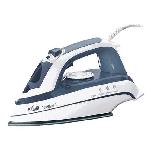 Утюг Braun TexStyle 3 TS 375 A White/Grey в Юлмарт