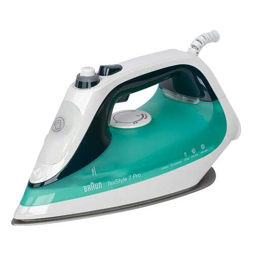 Утюг Braun TexStyle 7 Pro SI7042 White/Cyan в Юлмарт