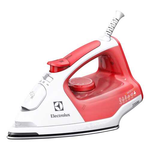 Утюг Electrolux 3 Safety Plus EDB5210 White/Red в Юлмарт