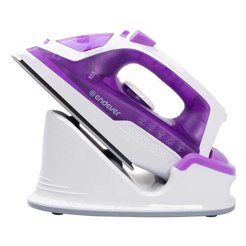 Утюг Endever Delta 120 White/Purple в Юлмарт