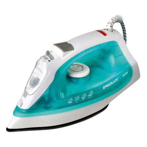 Утюг Ergolux ELX-SI01-C40 White/Cyan в Юлмарт
