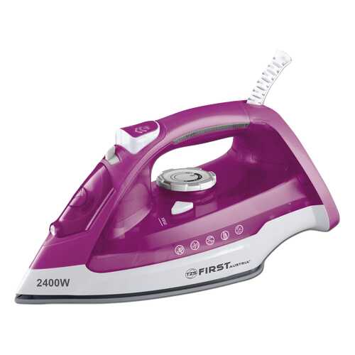 Утюг First FA-5618-5 White/Purple в Юлмарт