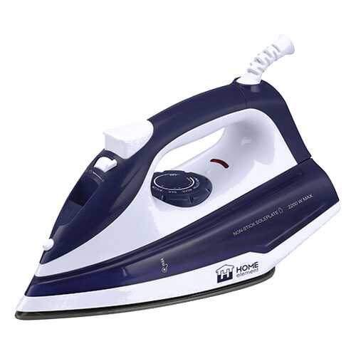 Утюг Home Element HE-IR213 White/Blue в Юлмарт