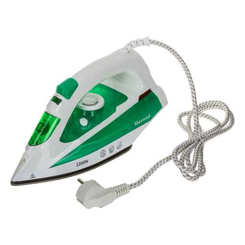 Утюг Maxwell MW-3036 White/Green в Юлмарт