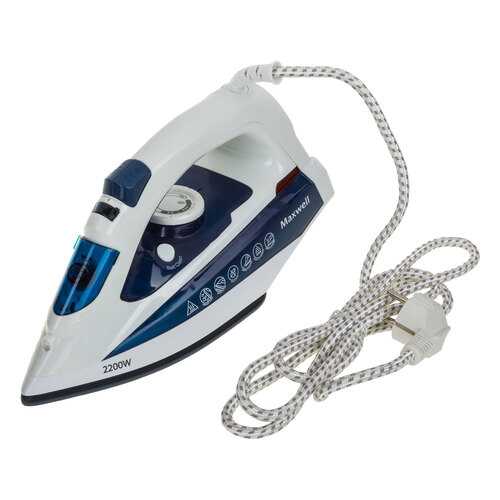 Утюг Maxwell MW-3056 White/Blue в Юлмарт