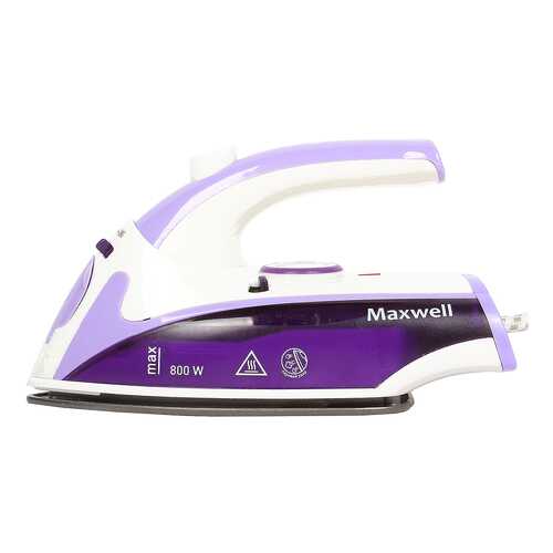 Утюг Maxwell MW-3057 VT White/Purple в Юлмарт
