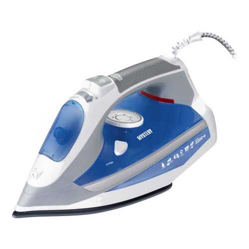 Утюг MYSTERY MEI-2216 White/Blue в Юлмарт