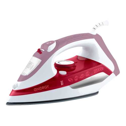 Утюг NRG 314 White/Red в Юлмарт