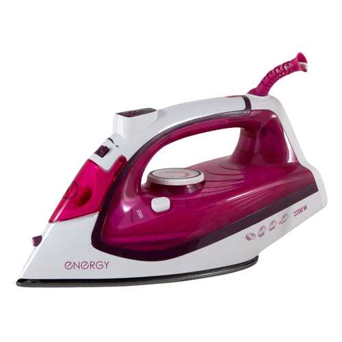 Утюг NRG 337 White/Pink в Юлмарт