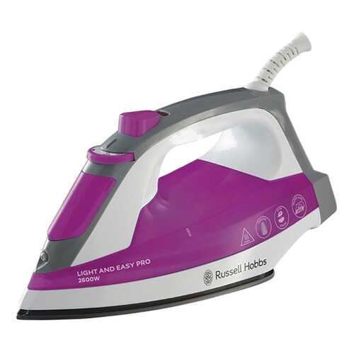 Утюг Russell Hobbs 23591-56 White/Pink/Grey в Юлмарт