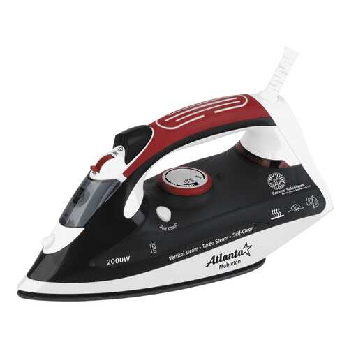 Утюг с пароувлажнением Atlanta ATH-5493 (black) в Юлмарт