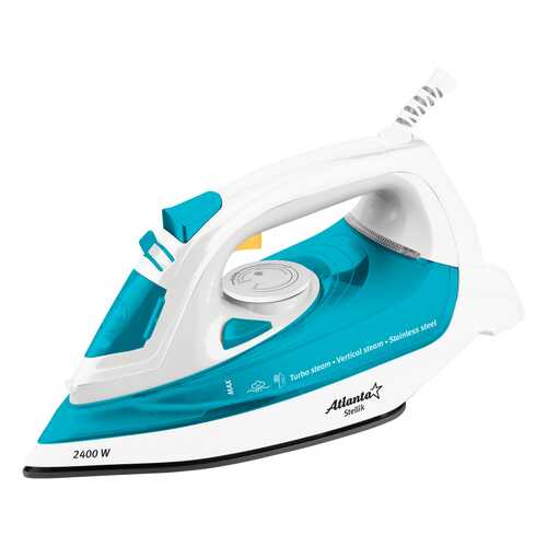 Утюг с пароувлажнением Atlanta ATH-5504 (blue) в Юлмарт