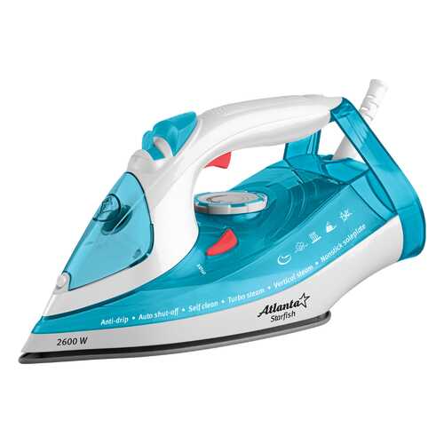 Утюг с пароувлажнением Atlanta ATH-5577 (blue) в Юлмарт