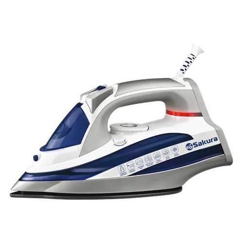 Утюг SAKURA SA-3054CBL Blue/White в Юлмарт