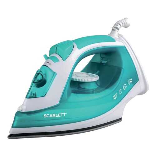 Утюг Scarlett SC - SI30P09 White/Cyan в Юлмарт