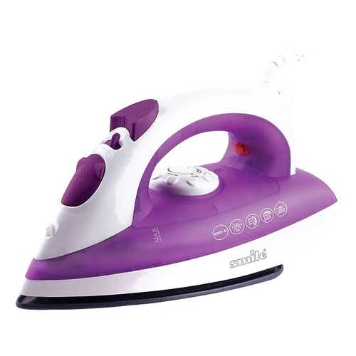 Утюг Smile SI 1815 White/Purple в Юлмарт