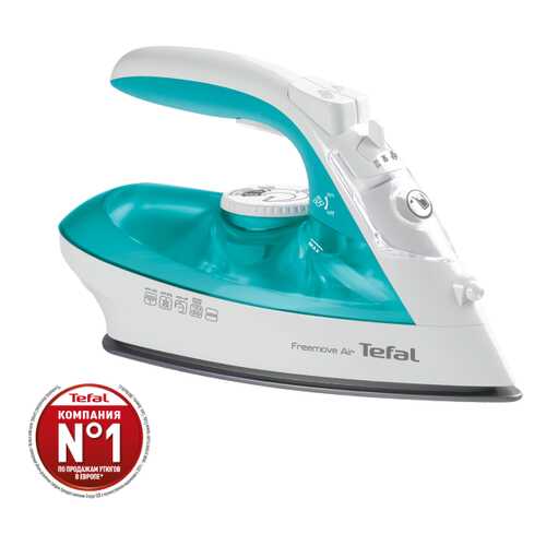 Утюг Tefal Freemove Air FV6520 White/Cyan в Юлмарт