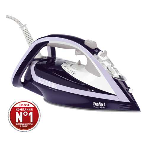 Утюг Tefal FV5615E0 White/Purple в Юлмарт