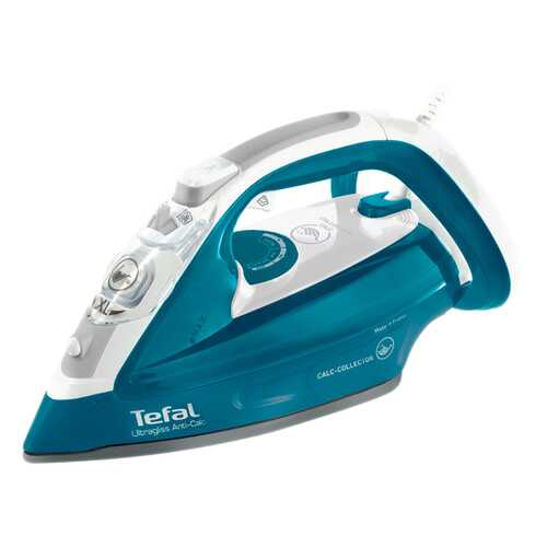 Утюг Tefal Ultragliss FV4960 White/Blue в Юлмарт
