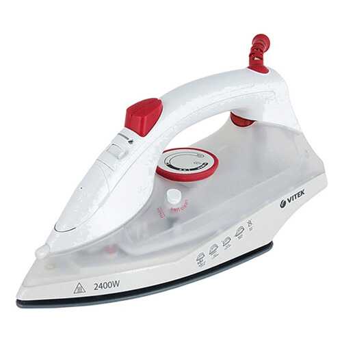 Утюг VITEK VT-1234 White/Red в Юлмарт