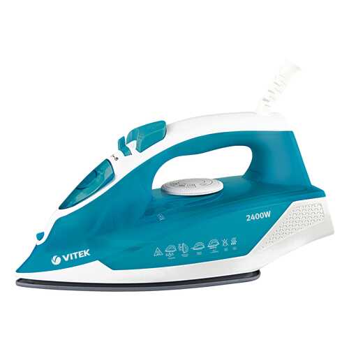 Утюг VITEK VT-8307 White/Cyan в Юлмарт