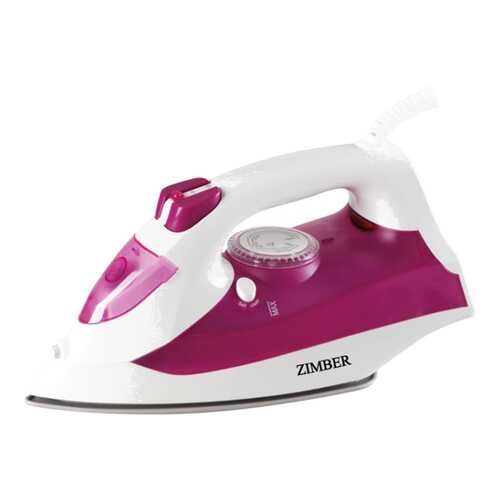 Утюг Zimber ZM-10999 White/Pink в Юлмарт