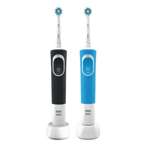 Электрическая зубная щетка Braun Oral-B D100.413.1 CrossAction 1+1 в Юлмарт