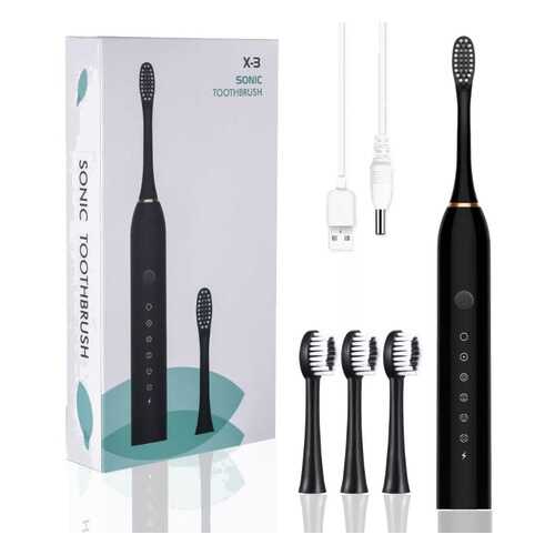 Электрическая зубная щетка Sonic Toothbrush X-3 Black в Юлмарт