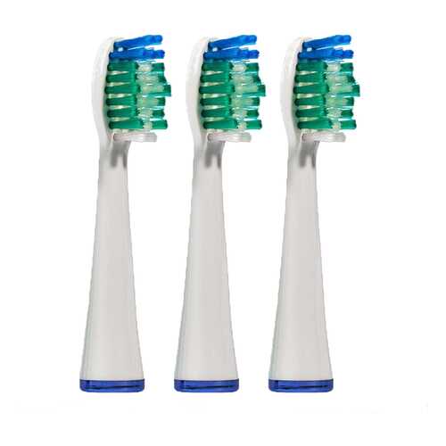 Насадка для зубной щетки SRSB-3E White/Blue 3 шт в Юлмарт